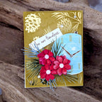Winter Pine Hot Foil Plate