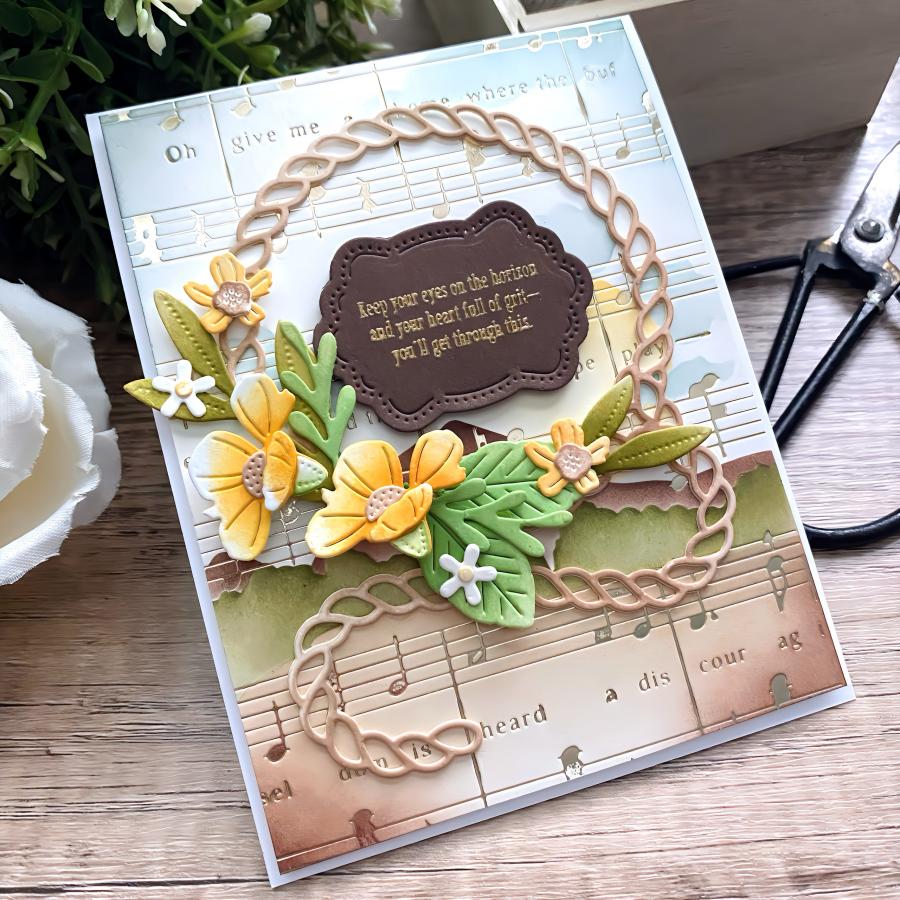 Home on the Range Hot Foil Plate
