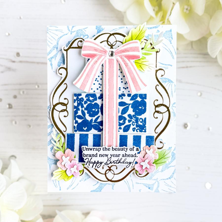 Filigree Frame Hot Foil Plate