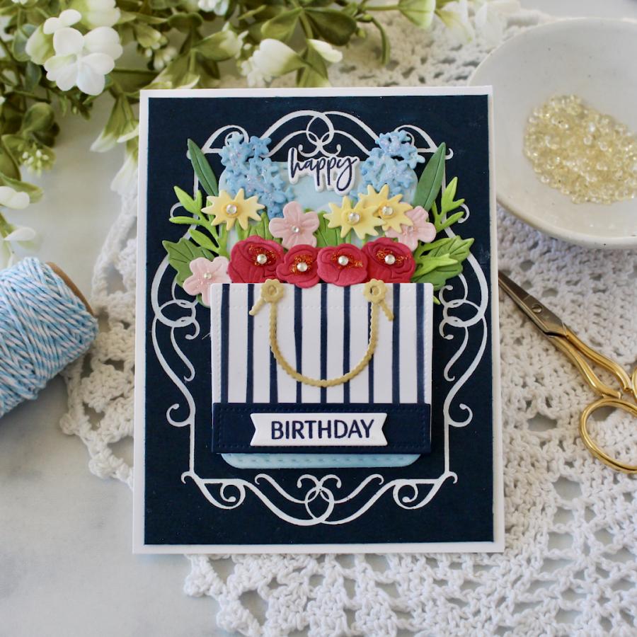 Filigree Frame Hot Foil Plate