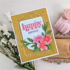 Filigree Frame Hot Foil Plate