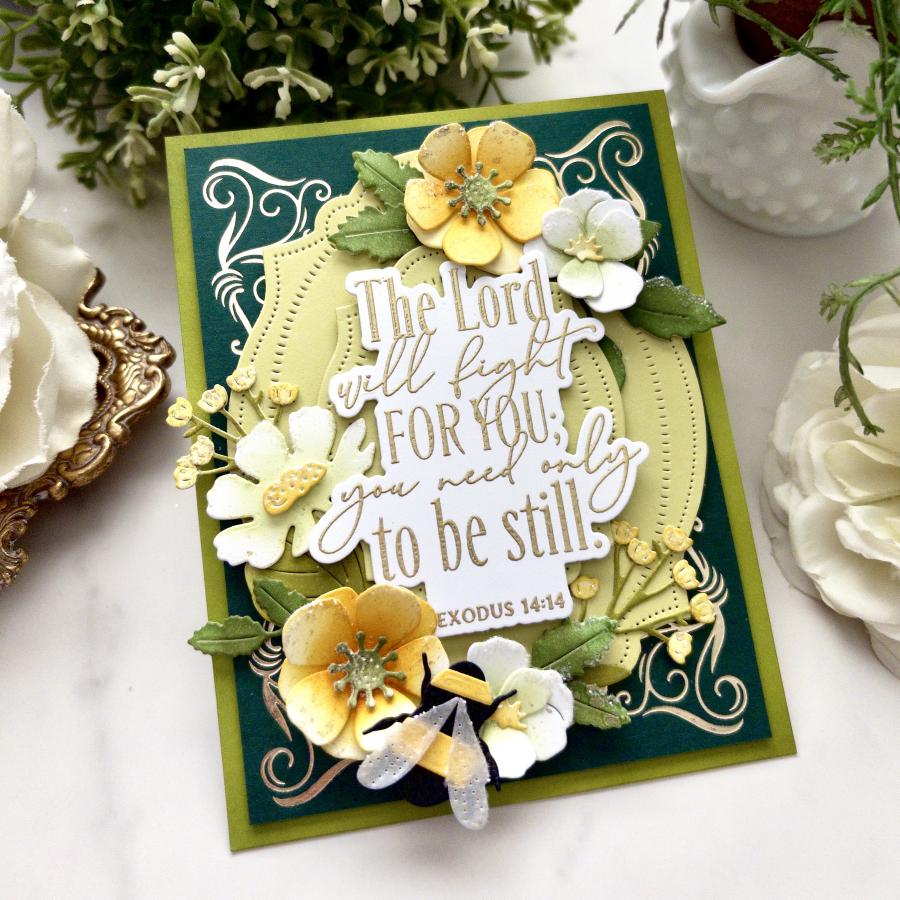 Regal Flourish Frame Hot Foil Plate