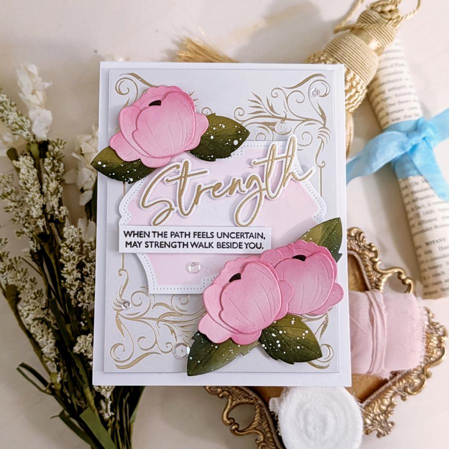 Regal Flourish Frame Hot Foil Plate