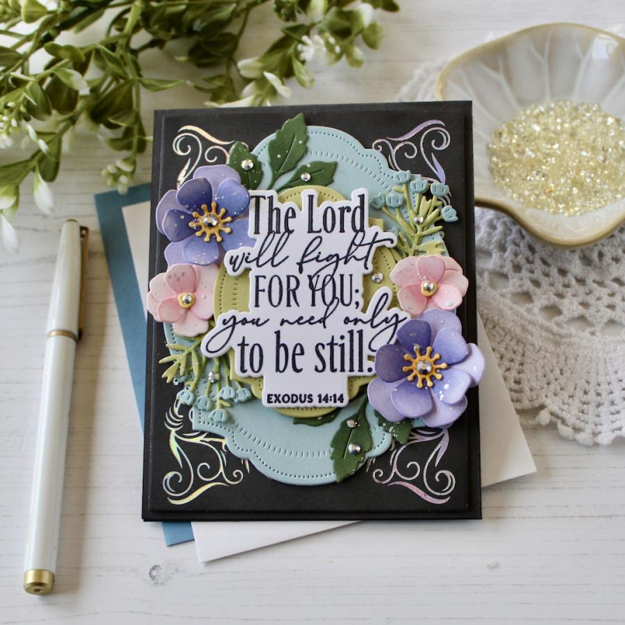 Regal Flourish Frame Hot Foil Plate