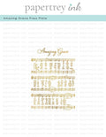 Amazing Grace Press Plate