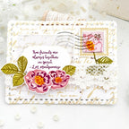 Script Background Stencil Collection (set of 2)