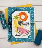 Pool Water Stencil Collection (set of 2)