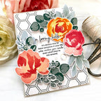 Dotted Hexagon Stencil Collection (set of 2)