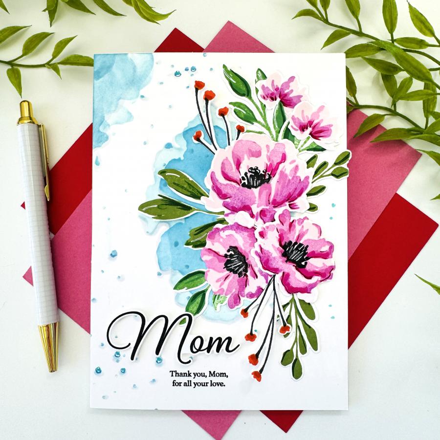 Watercolor Wonderful Stencil Collection (set of 3)