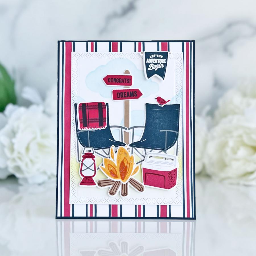 Playful Stripes Stencil Collection (set of 2)