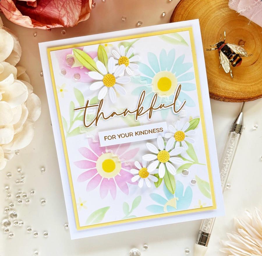Sunflower Garden Stencil Collection (set of 6)
