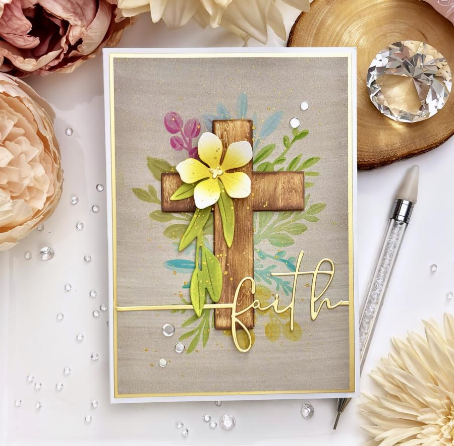 Flourished in Faith Stencil Collection (set of 3)
