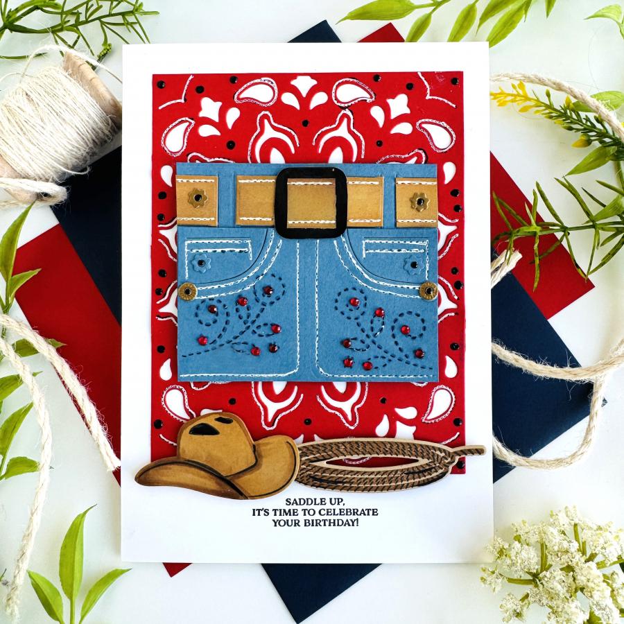 Jean Pocket Embellishments Stencil Collection (set of 4)