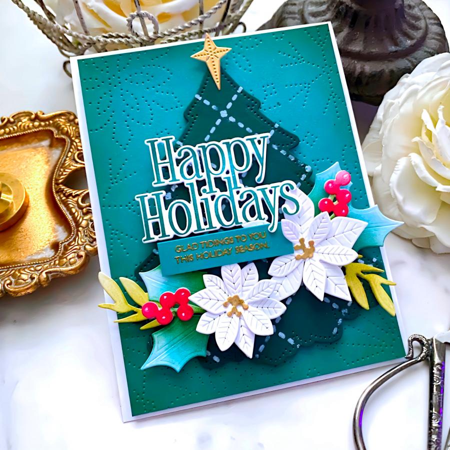 Love to Layer: Christmas Tree Stencil Collection (set of 4)