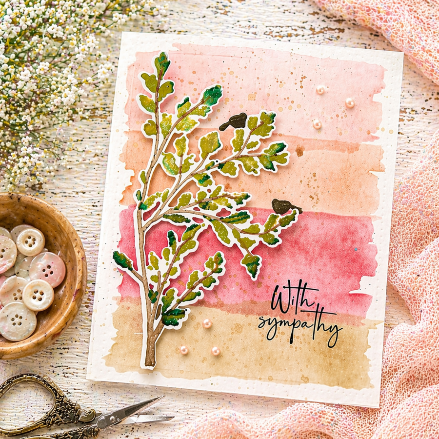Brushstrokes Stencil Collection (set of 4)