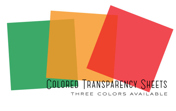 colored translucent paper