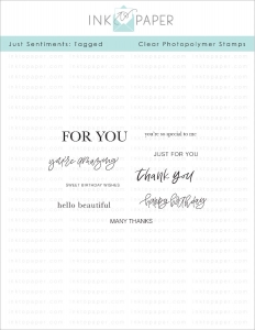 Just Sentiments: Tagged Mini Stamp Set