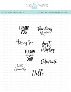 Essential Sentiments Stamp Set