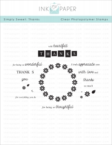 Simply Sweet: Thanks Stamp Set