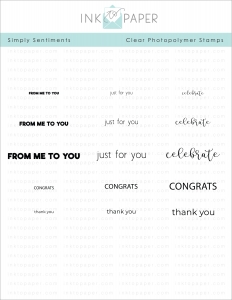 Simply Sentiments I Stamp Set