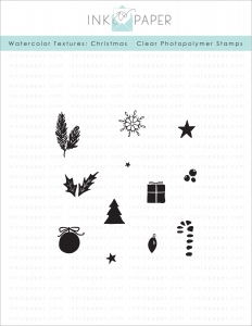 Watercolor Textures: Christmas Mini Stamp Set