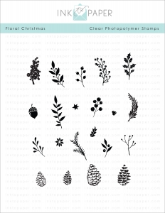 Floral Christmas Stamp Set