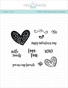 I Heart You Stamp Set