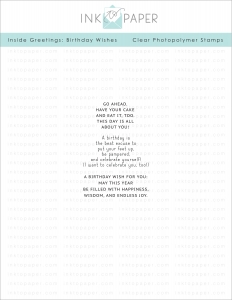 Inside Greetings: Birthday Wishes Mini Stamp Set