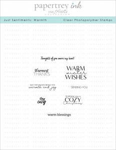 Just Sentiments: Warmth Mini Stamp Set