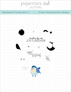 Feathered Friends Mini 4 Mini Stamp Set