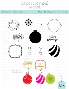 Ornament Greetings Stamp Set