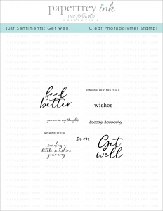 Just Sentiments: Get Well Mini Stamp Set