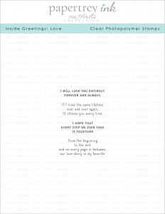 Inside Greetings: Love Mini Stamp Set