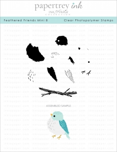 Feathered Friends Mini 8 Mini Stamp Set