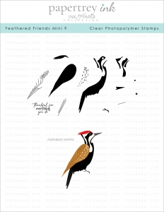 Feathered Friends Mini 9 Mini Stamp Set