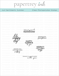 Just Sentiments: Summer Mini Stamp Set