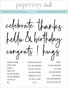 Perfect Pairs: Essentials Stamp Set