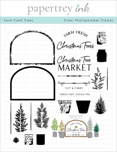 Farm Fresh Trees Stamp Set