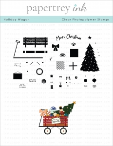 Holiday Wagon Stamp Set