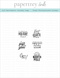 Just Sentiments: Holiday Tags Mini Stamp Set