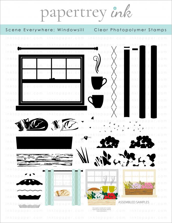 Scene Everywhere: Windowsill Stamp Set