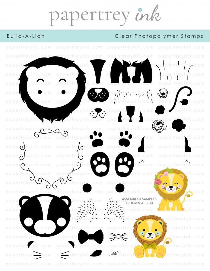 Build-A-Lion Stamp Set