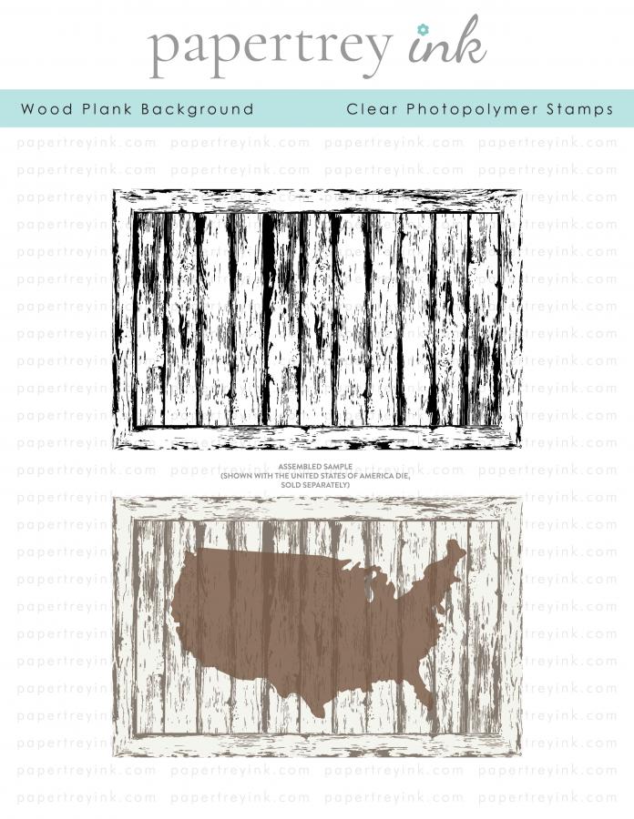 Wood Plank Background Stamp Set