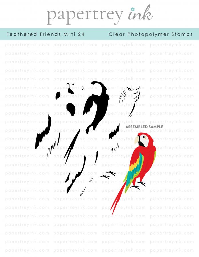 Feathered Friends Mini 24 Mini Stamp Set