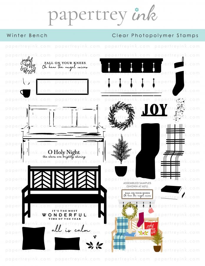 Winter Bench Stamp Set