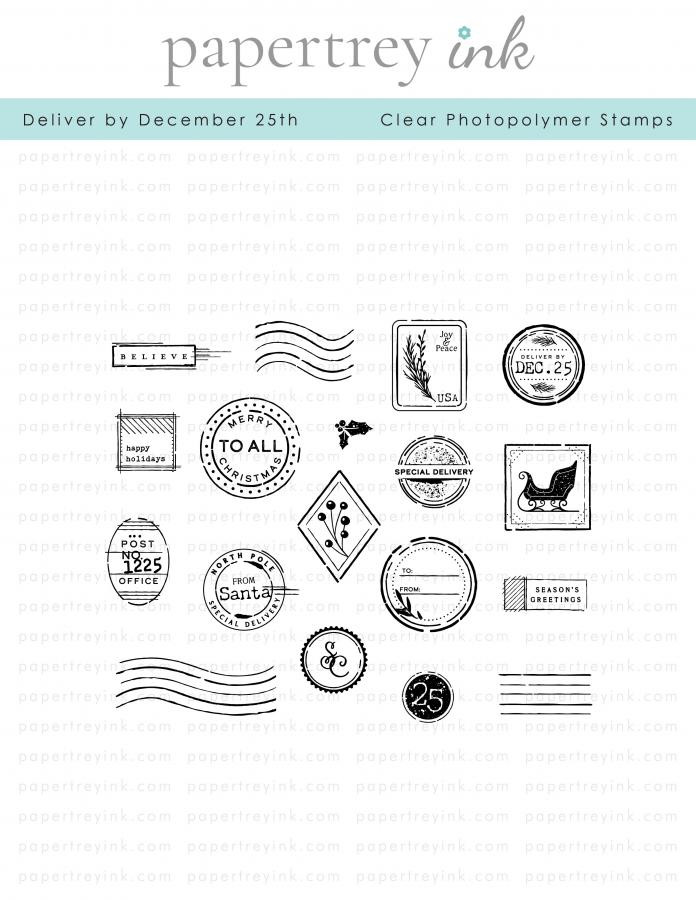 Deliver by December 25th Stamp Set