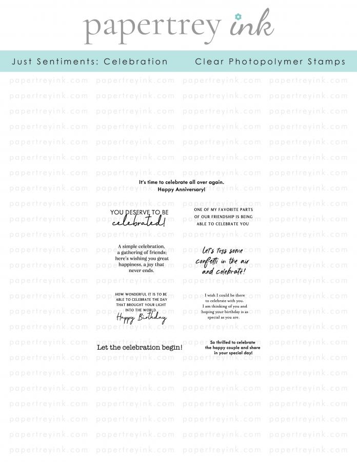 Just Sentiments: Celebration Mini Stamp Set