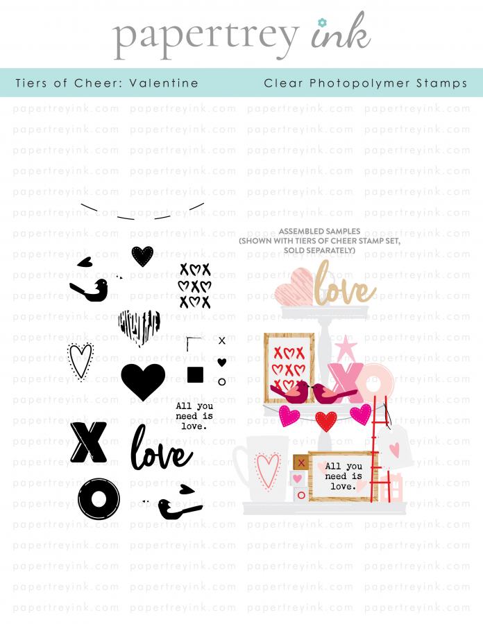 Tiers of Cheer: Valentine Mini Stamp Set