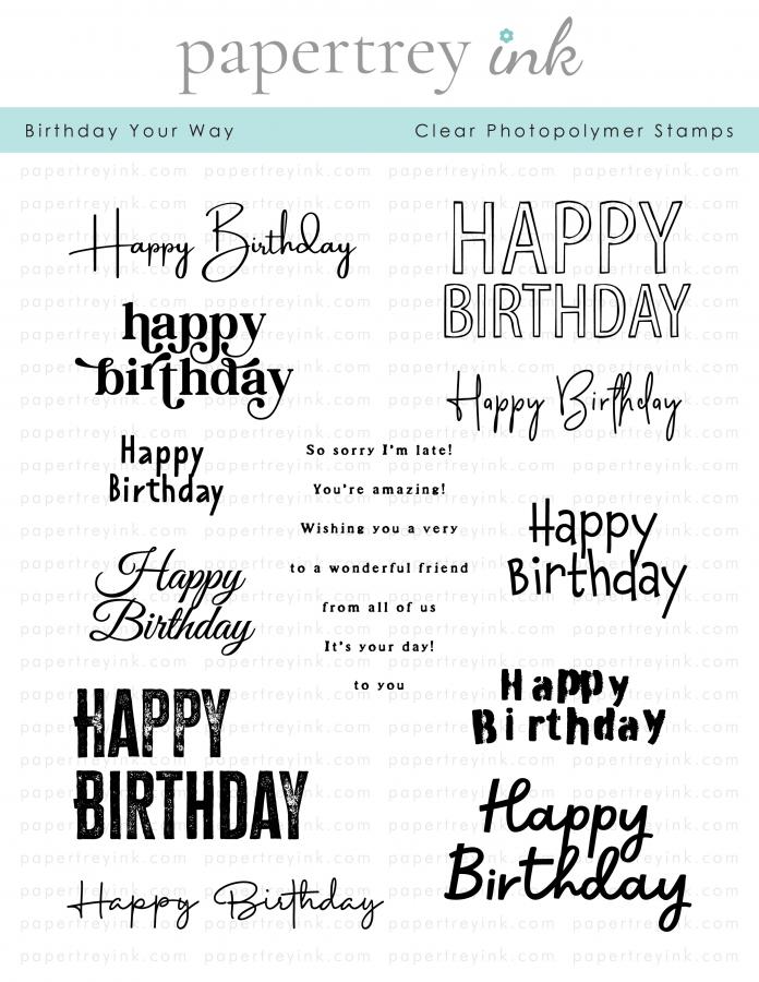 Birthday Your Way Stamp Set