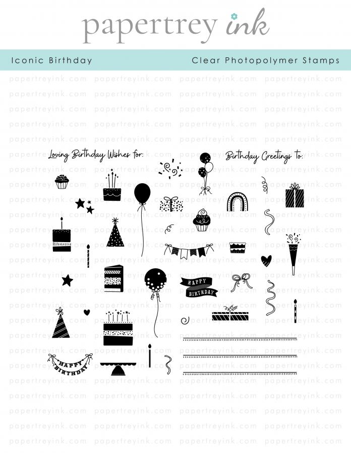 Iconic Birthday Stamp Set